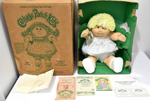 Vtg 80s cabbage patch doll - vtg,