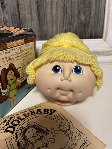 Vtg 80s doll baby cabbage - vtg,